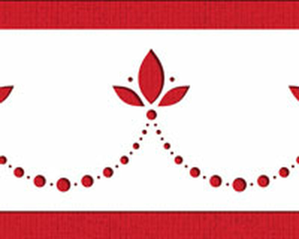 Dotted Scallop Cake Stencil