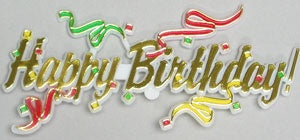 Happy Birthday with Streamers