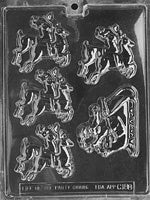 Reindeer and Sleigh Chocolate Mold