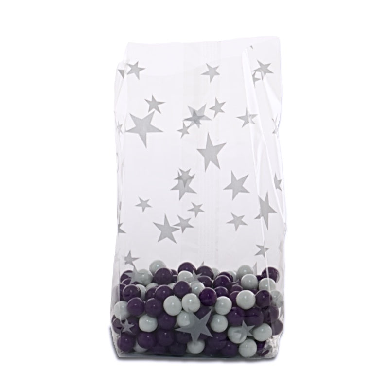 4x2.5x9.5 Bag - More Stars Silver - 10 Bags