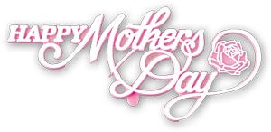 Happy Mothers Day Plaque Pink with Flower