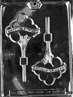 Happy Birthday Balloon Lollipop Chocolate Mold