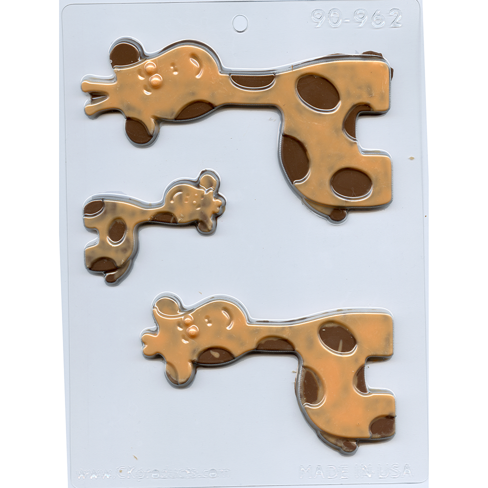Giraffe Family Chocolate Mold