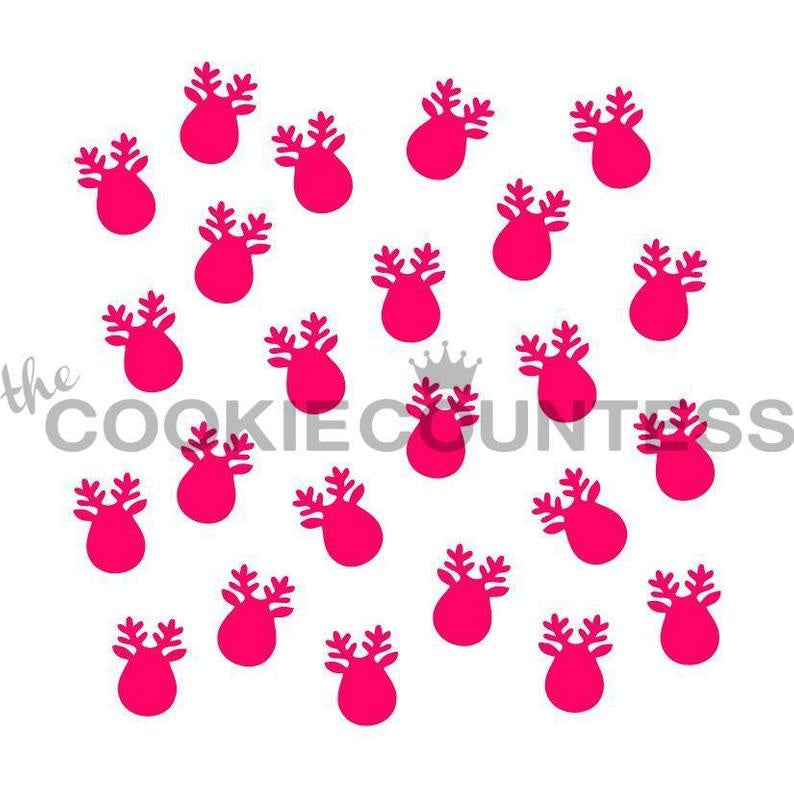 Mini Reindeer Stencil