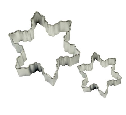 Snowflake Cookie Cutter - 2 Piece Set