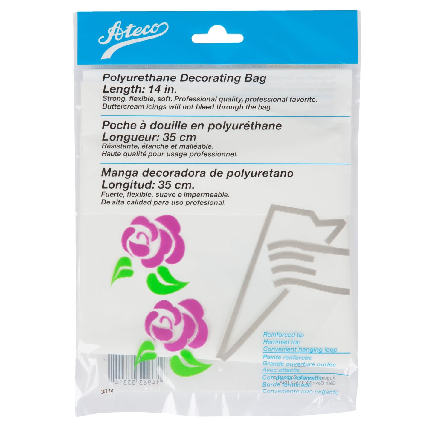 14 Inch, Ateco Polyurethane Decorating / Piping Bag