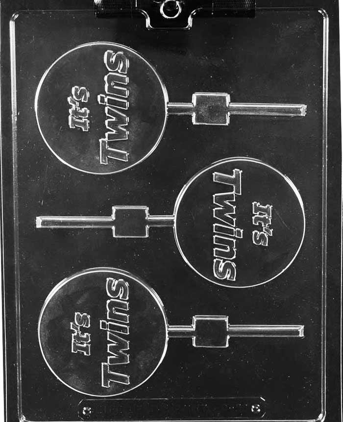 It's Twins Lollipop Chocolate Mold
