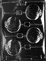 Pumpkin Lollipop Chocolate Mold