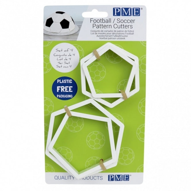 Soccer Pattern Cutters - Set of 4