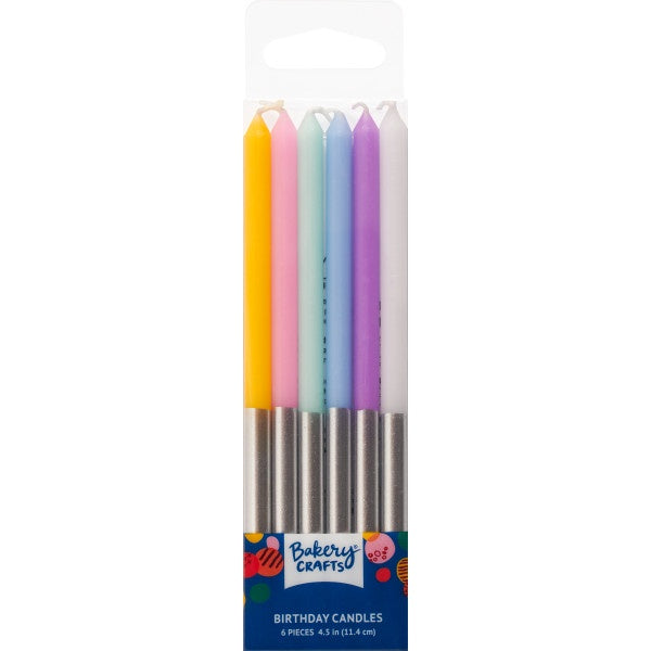 Wonderment Candles with Silver Bottom