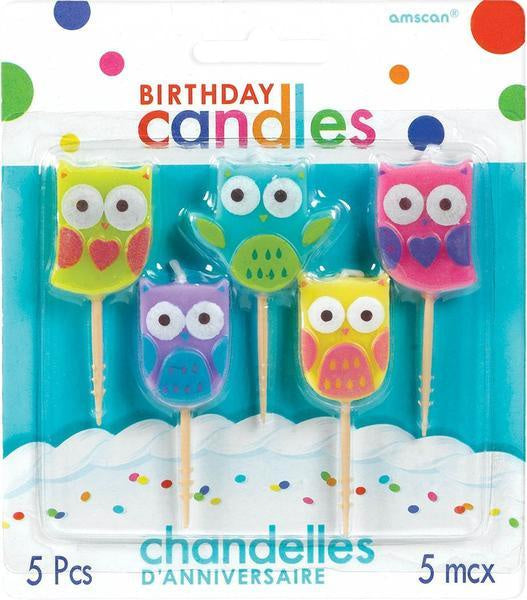 Owl Candle Set