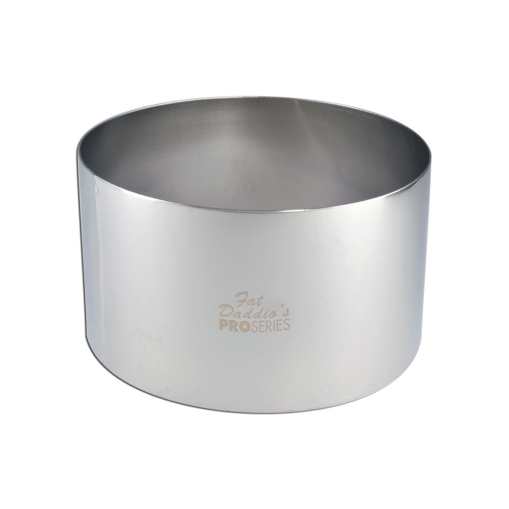 6x3 Inch, Fat Daddio's Stainless Steel Cake Ring