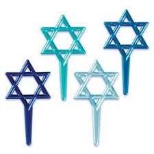 Hanukkah Plastic Decorations