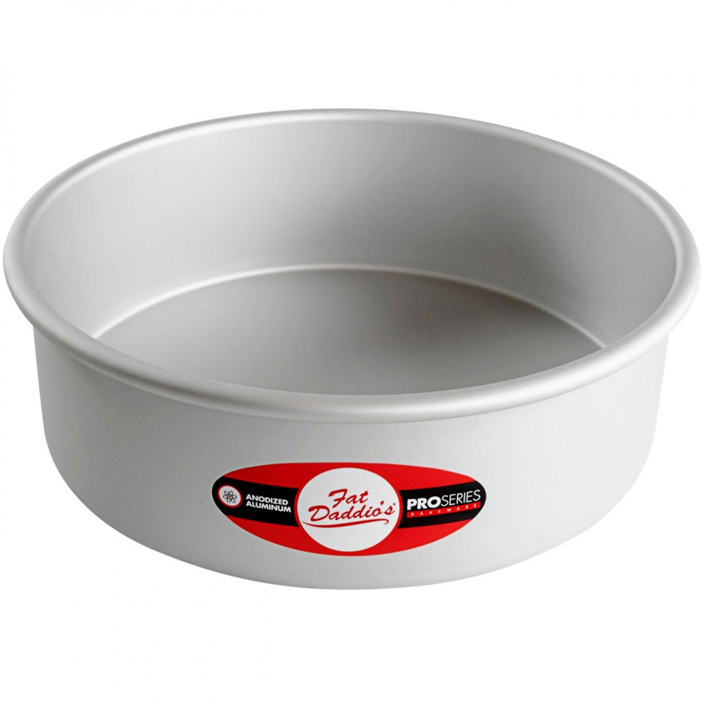 image of fat daddios round cake pan that is 3 inches deep