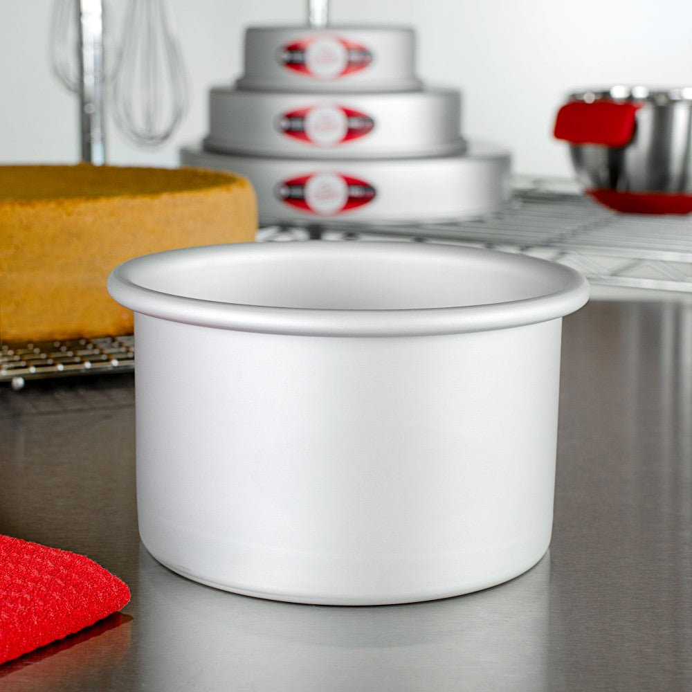 image of fat daddios round cake pan that is 4 inches deep