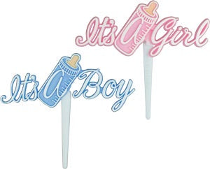 It's a Boy / It's a Girl Script Bottle Pick