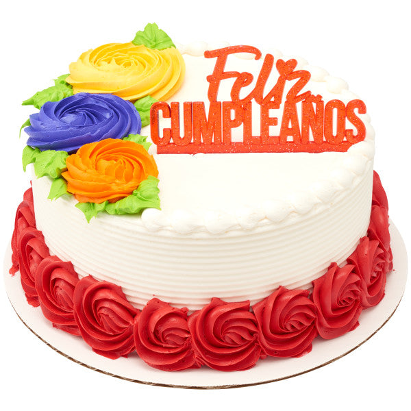 Feliz Cumpleanos Cake Topper
