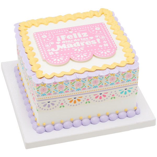 Feliz Dia De Las Madres Cake Layon