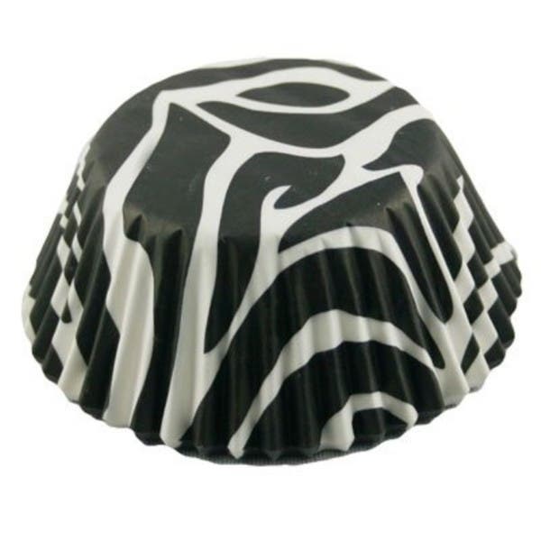 Zebra Baking Cups - 50 Cupcake Liners