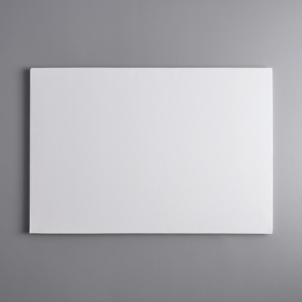 Half Sheet, White Cake Drum - 1/4 Inch Thick