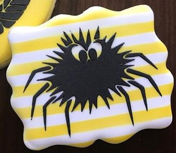 Furry Spider Stencil