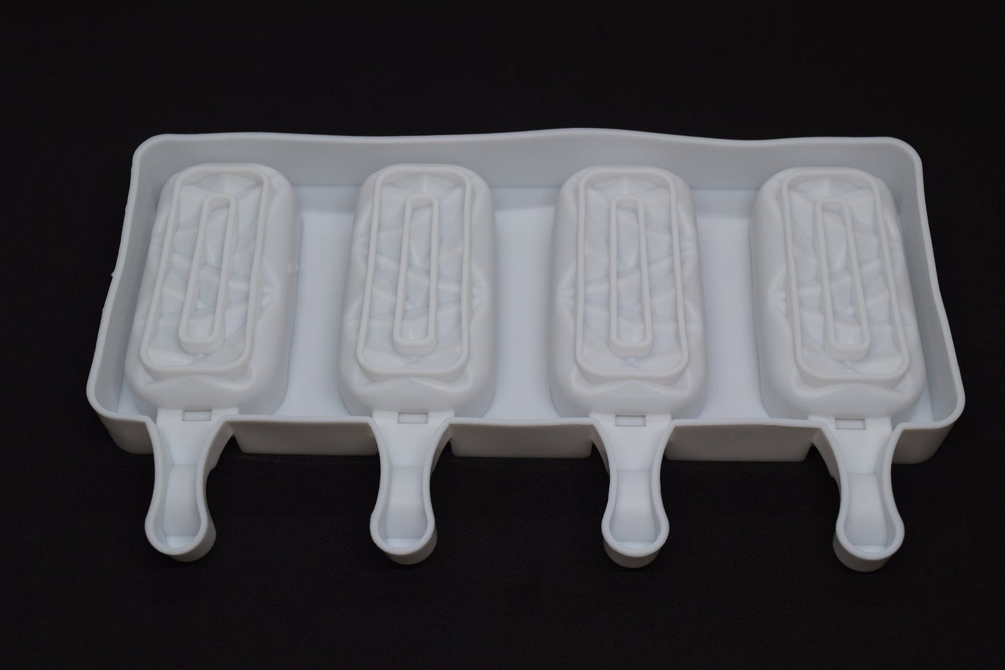 Cakesicle Mold - Diamond Pattern - 4 Cavity