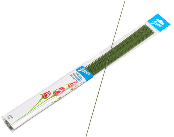 Ateco Green Floral Wire - 24 Gauge