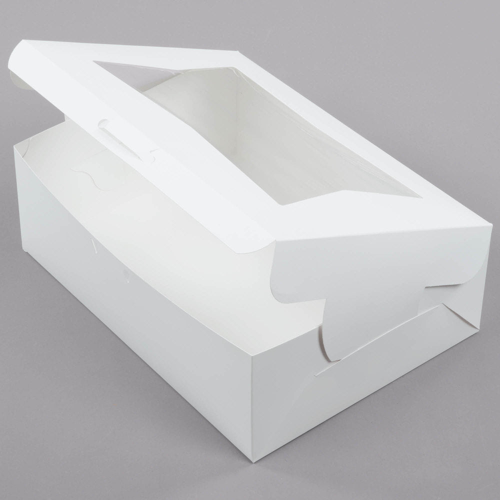 19x14x6.5 Half Sheet Cake Box with Window