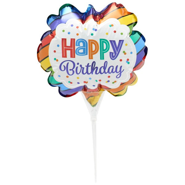 Inflatable Happy Birthday Balloon Cake Topper