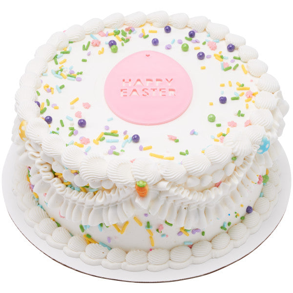 Happy Easter Pink Egg Layon