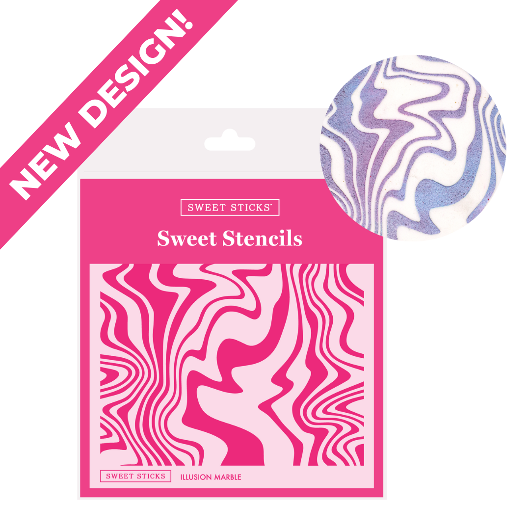 Sweet Stencils Illusion Marble