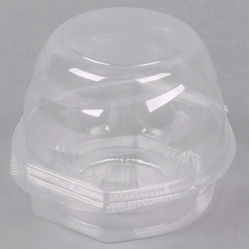 Single, Large / Jumbo Plastic Cupcake Container