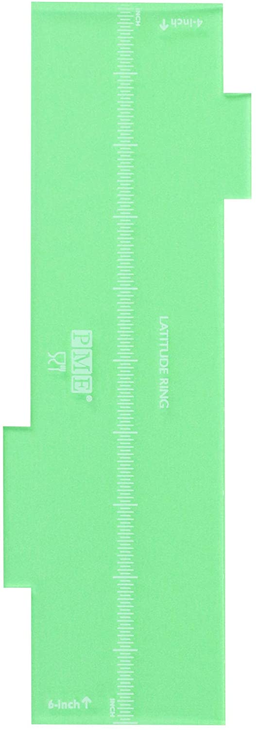 Tall Patterned Edge Side Scraper - 4 & 6" Latitude Ring