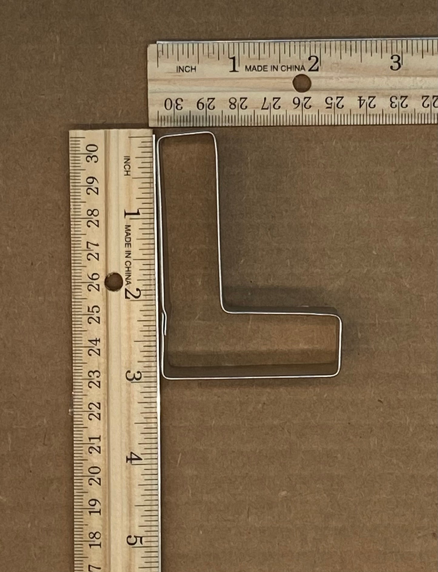 Letter L Cookie Cutter