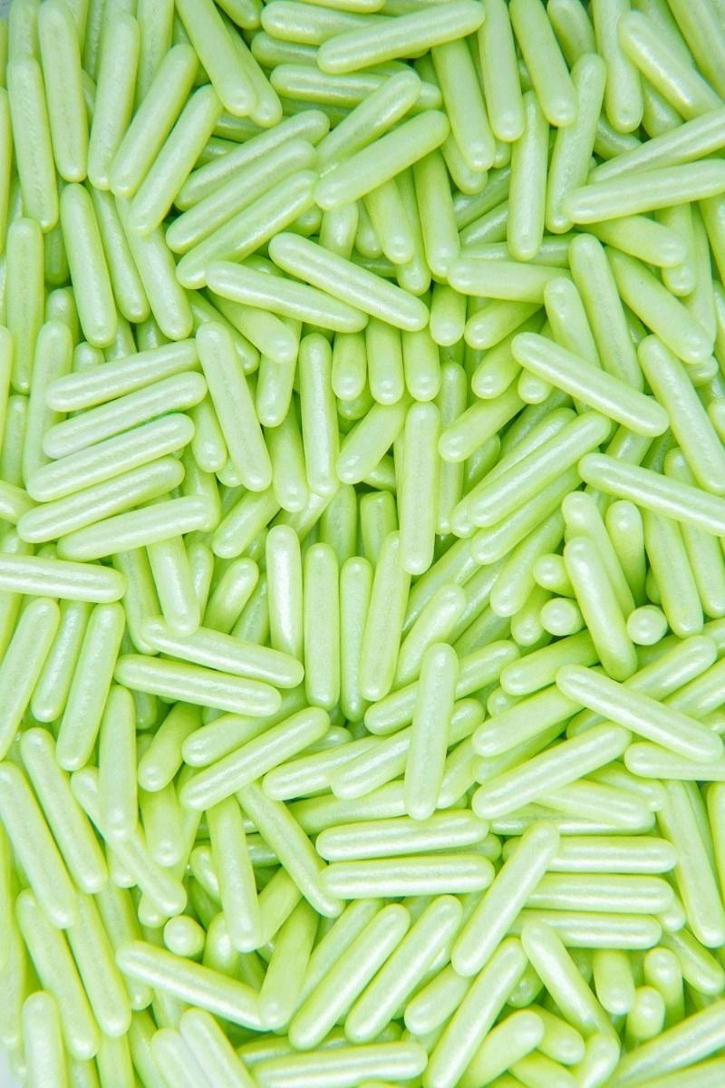 Light Green Sugar Rods, 4oz