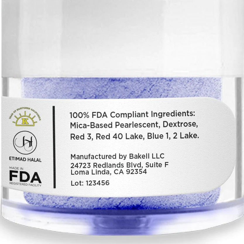 Bakell Lilac Purple Luster Dust
