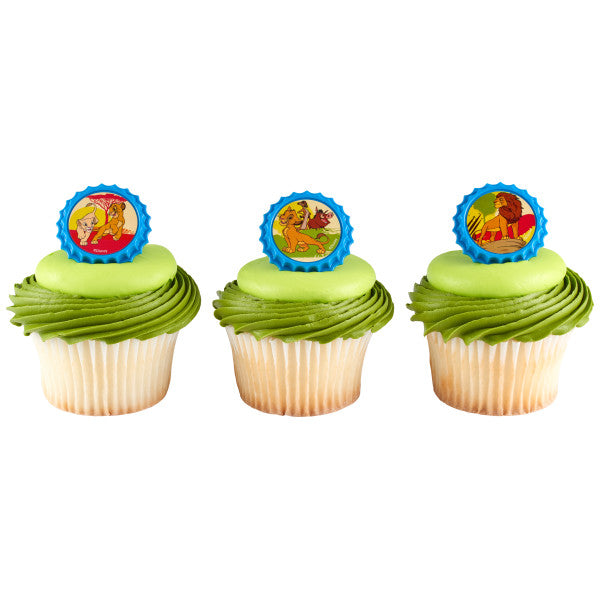 The Lion King Pride Rock Cupcake Rings - 12 Rings