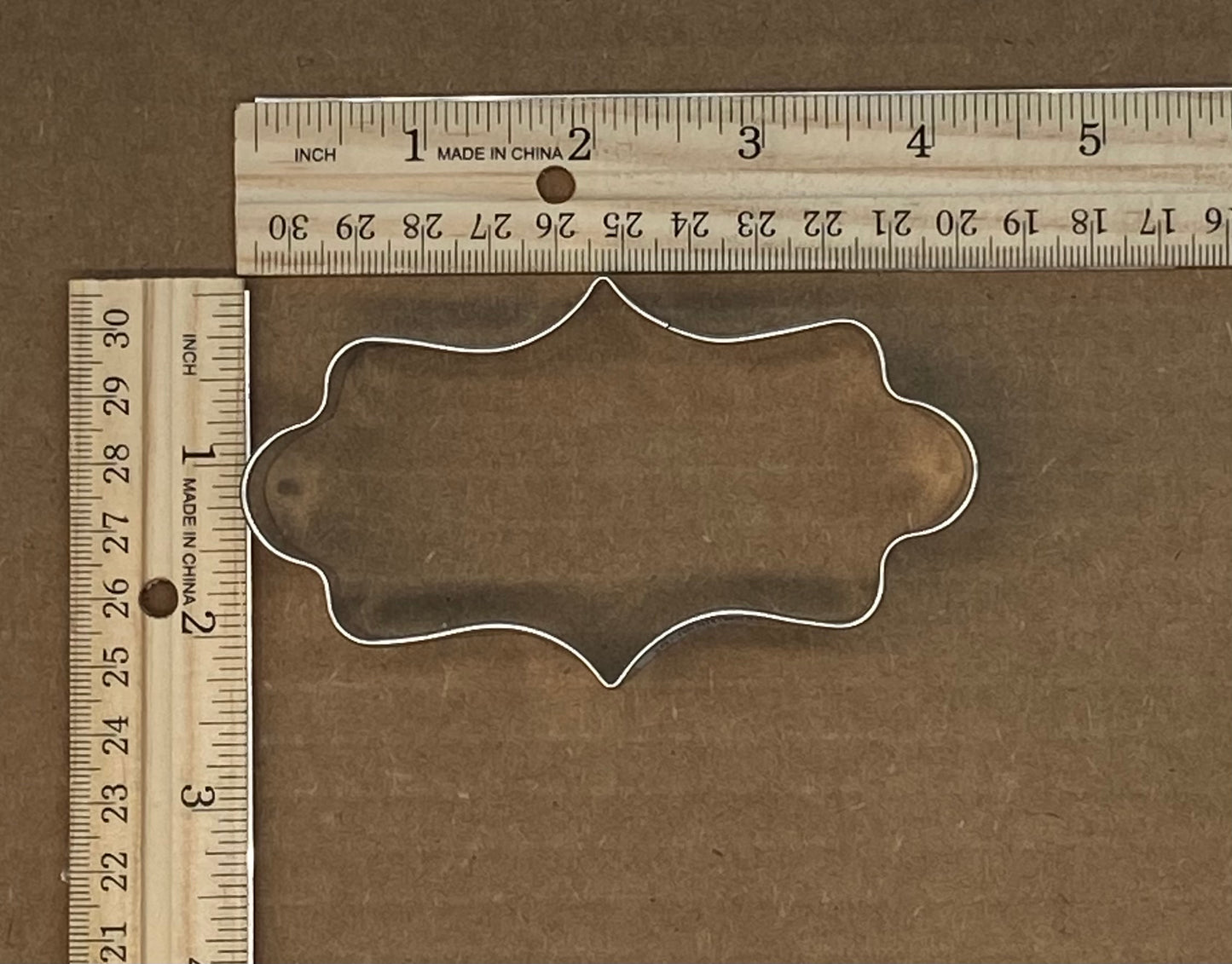 Ann Clark Long Fancy Plaque Cookie Cutter