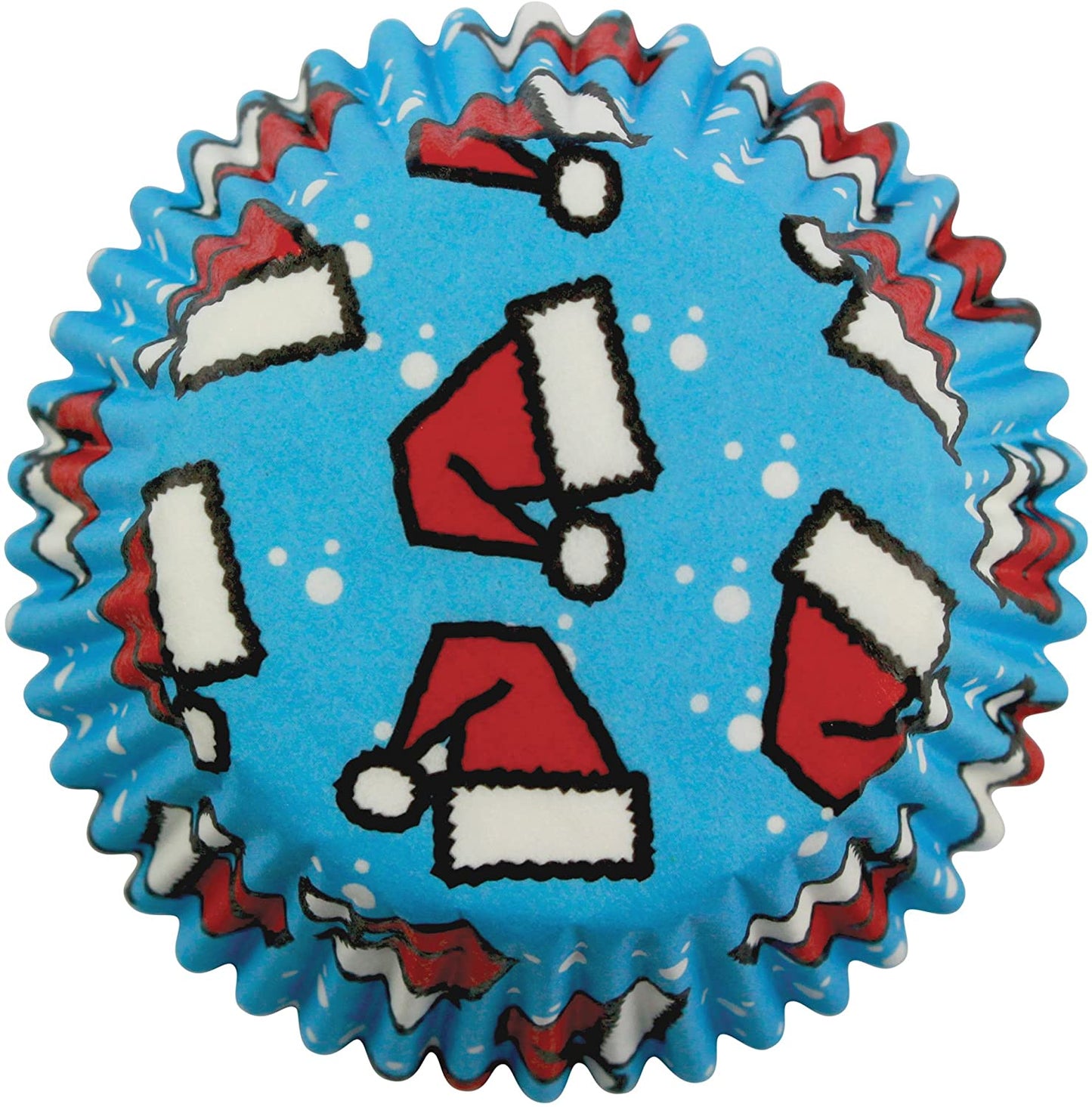 Mini Santa Hats Cupcake Liners