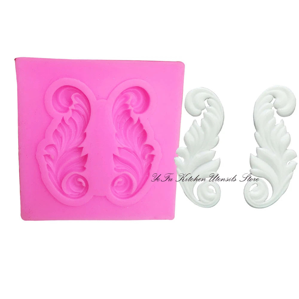 White and pink Silicone mold