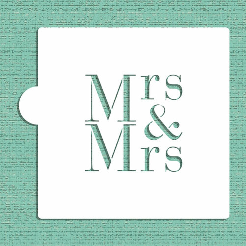 Mrs & Mrs Stencil Stencil
