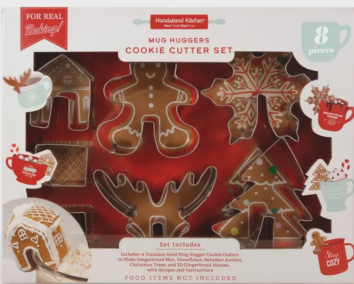 Williams Sonoma Holiday Mug Topper Cookie Cutters, Set of 4