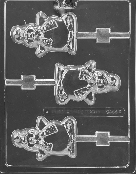Penguin With Hat And Scarf Lollipop Chocolate Mold