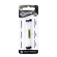 Plain Black Stamen - Medium Size