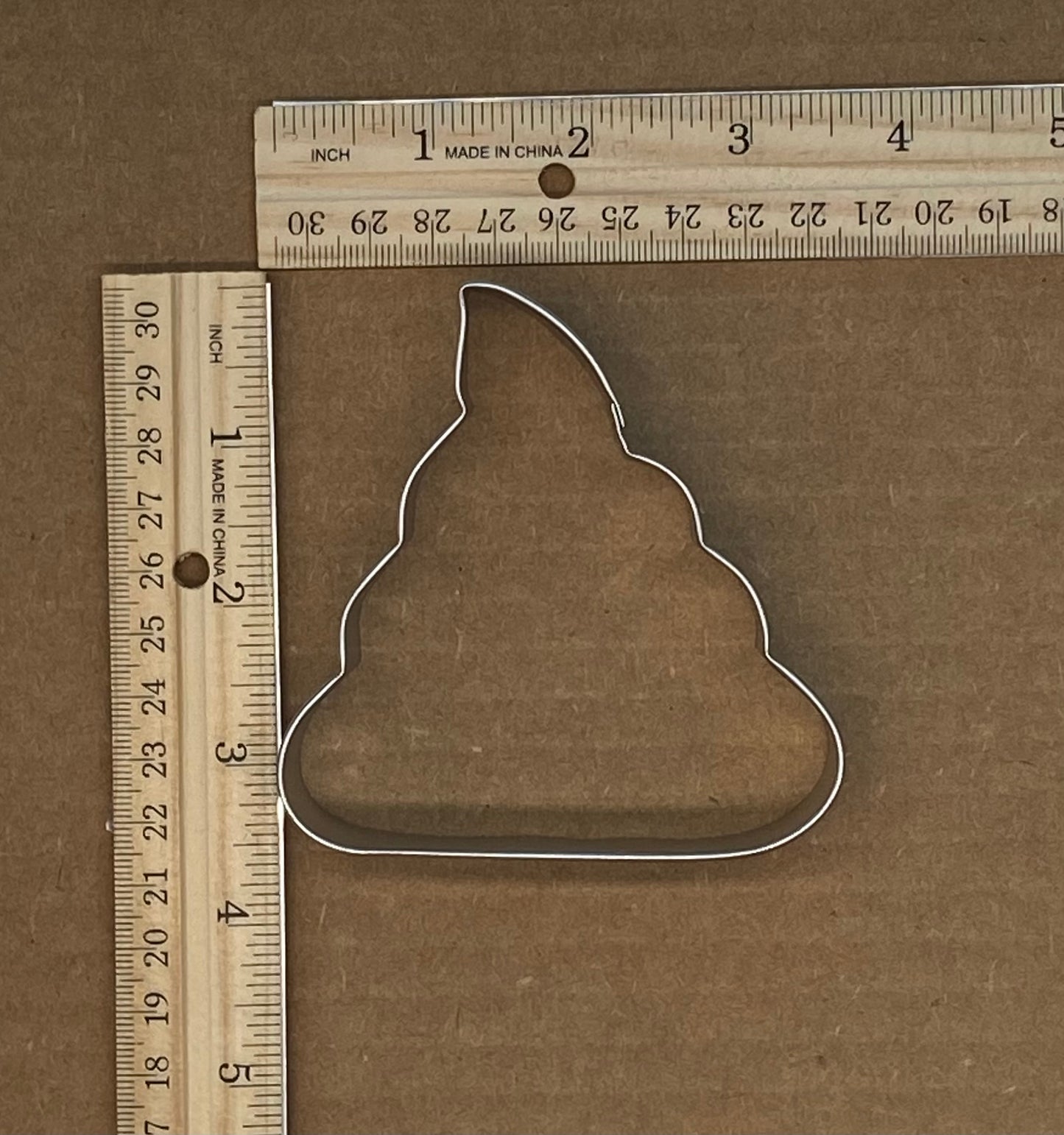 3.5 Inch Poop Emoji Cookie Cutter