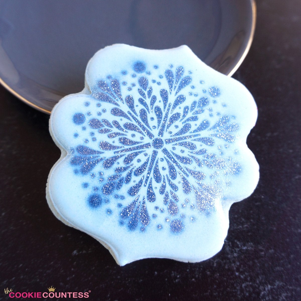 Pretty Snowflake Stencil