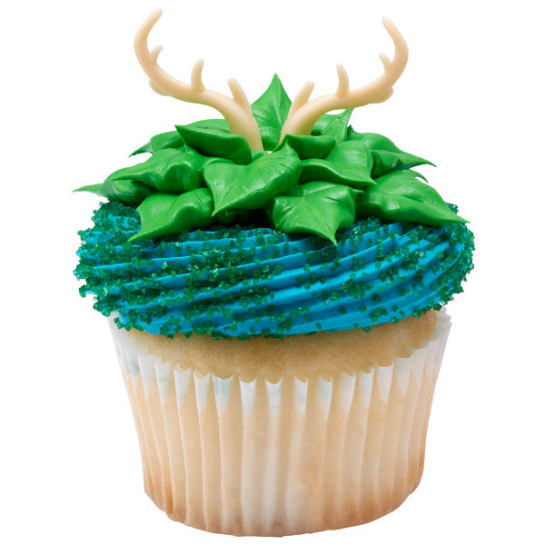 Reindeer Antler Cupcake Rings - 12 Cupcake Rings