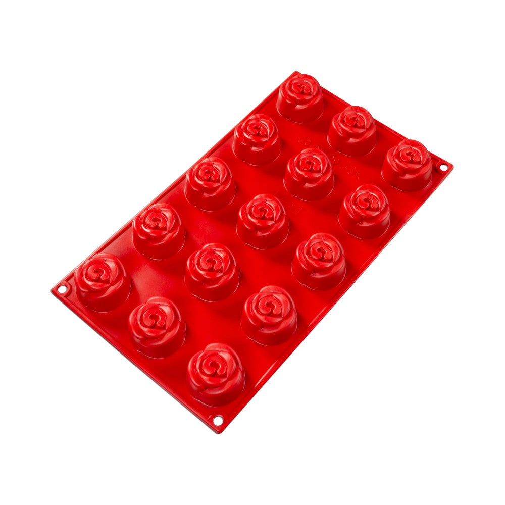 .78oz Rose Silicone Baking Mold, Fat Daddio's
