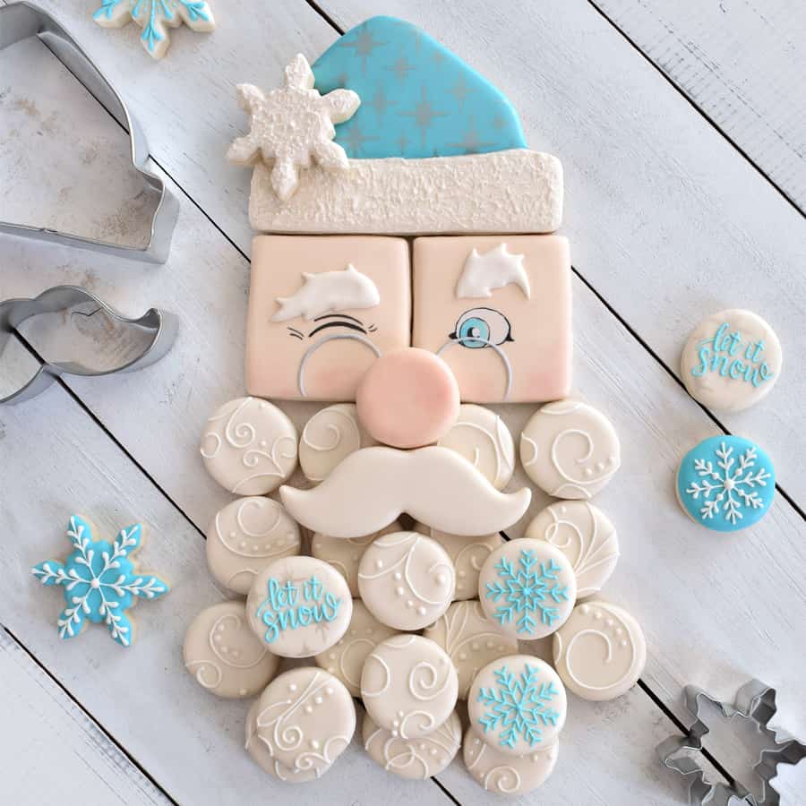 Santa Centerpiece Cookie Cutter Set
