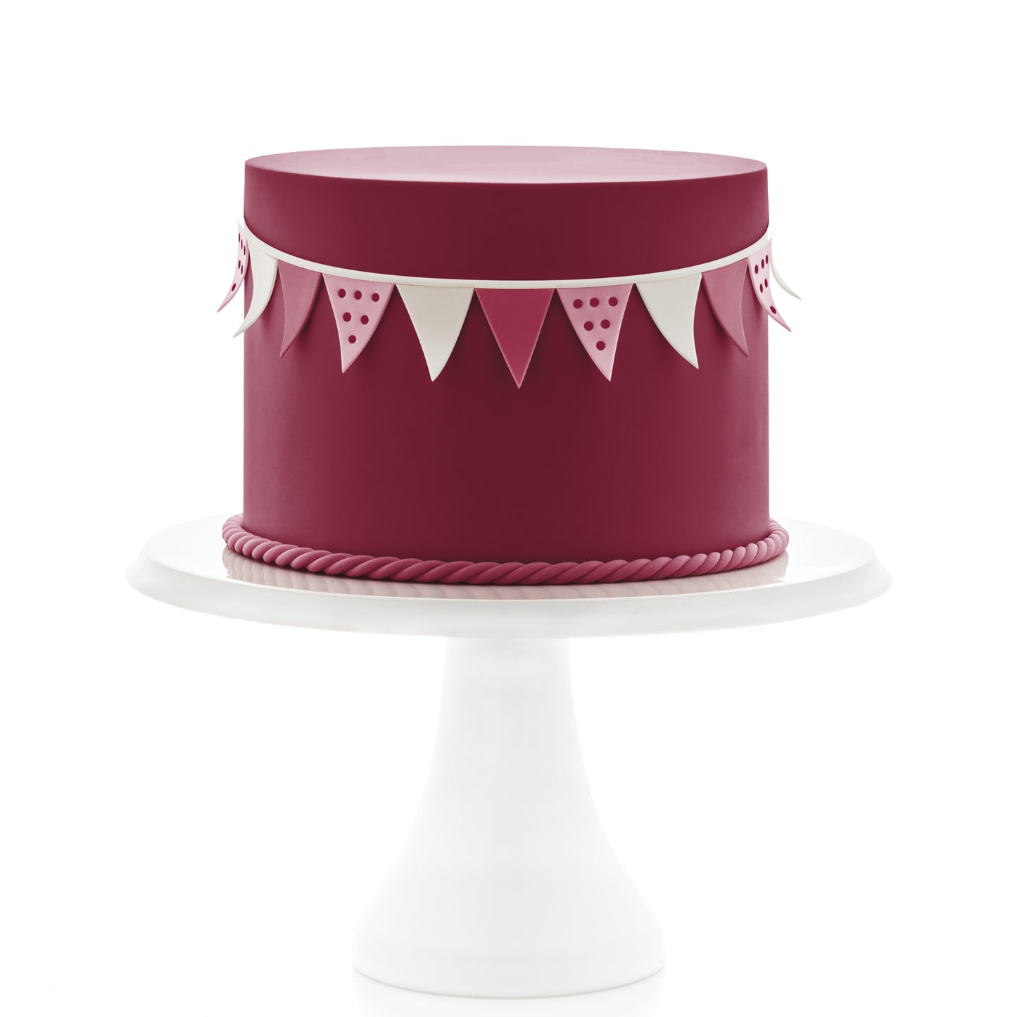 2lbs Burgundy, Satin Ice Fondant
